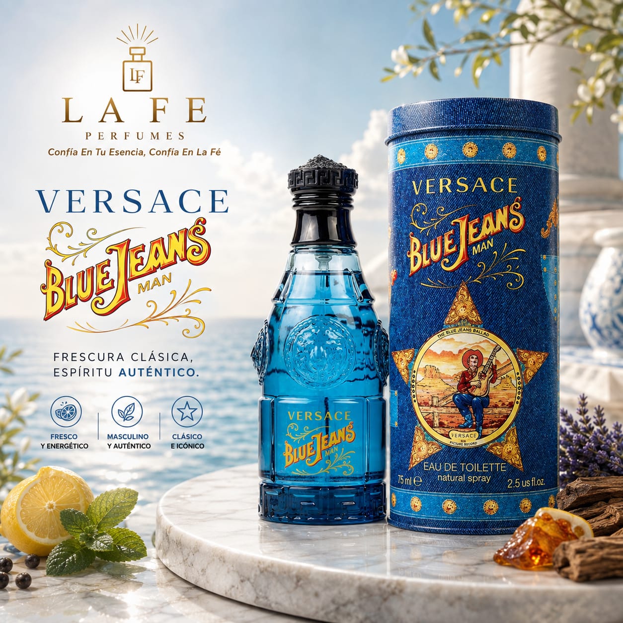 Versace Blue Jeans Man 75ml EDT